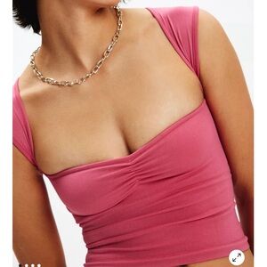 Out From Under Charlene Pinch Front Seamless Knit Tank Top